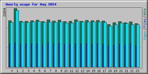 Hourly usage for May 2024